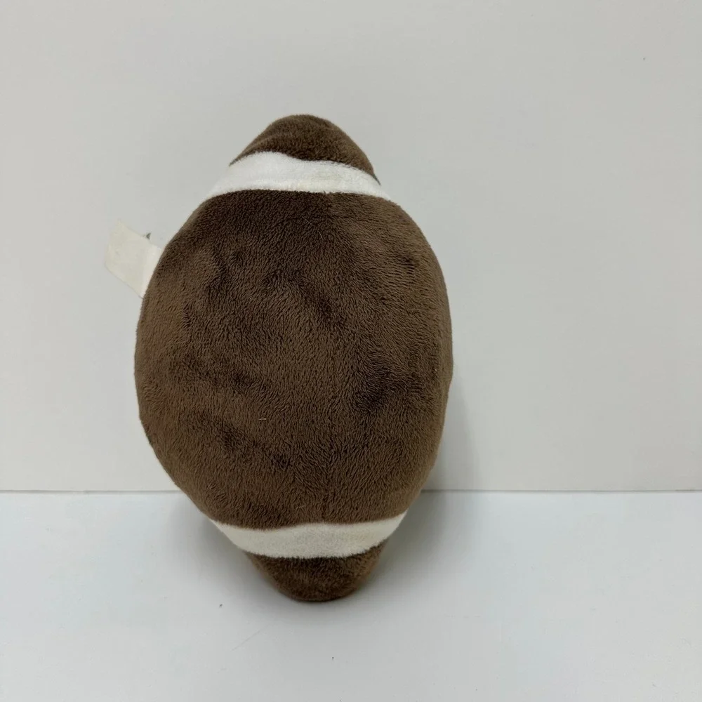 Kellytoy My 1st Football Plush Stuffed Animal Brown White Soft Baby Toy 9.5 Inch